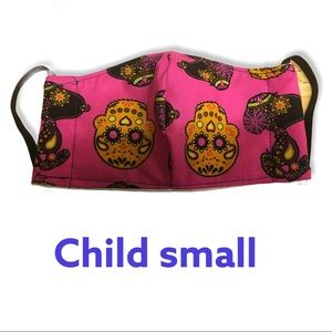 Snoopy sugar skull child small cotton mask